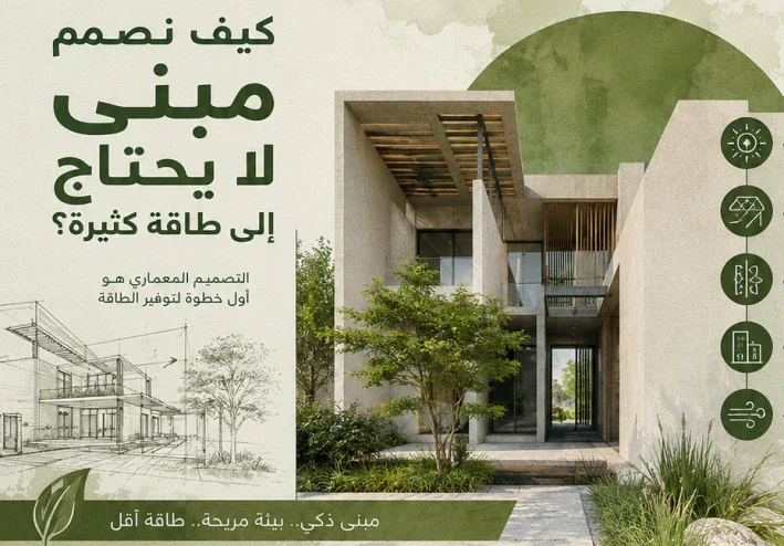 كيف نصمم مبنى لا يحتاج إلى طاقة كثيرة؟