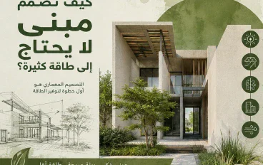 كيف نصمم مبنى لا يحتاج إلى طاقة كثيرة؟