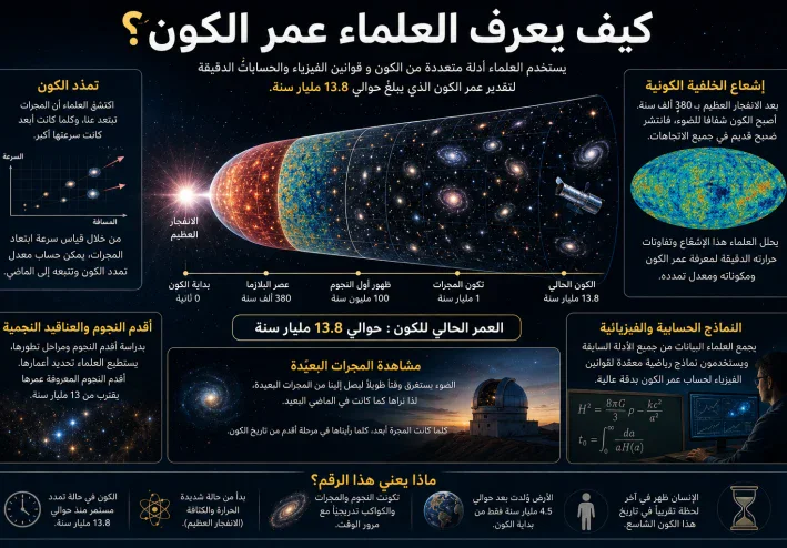 كيف يعرف العلماء عمر الكون؟