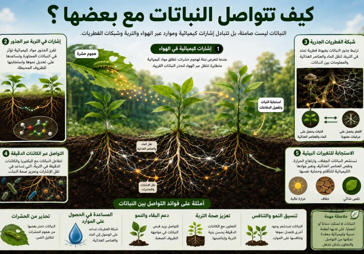 كيف تتواصل النباتات مع بعضها؟