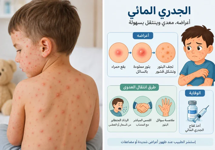 الجدري المائي الأسباب، الأعراض، المضاعفات، طرق الوقاية والعلاج