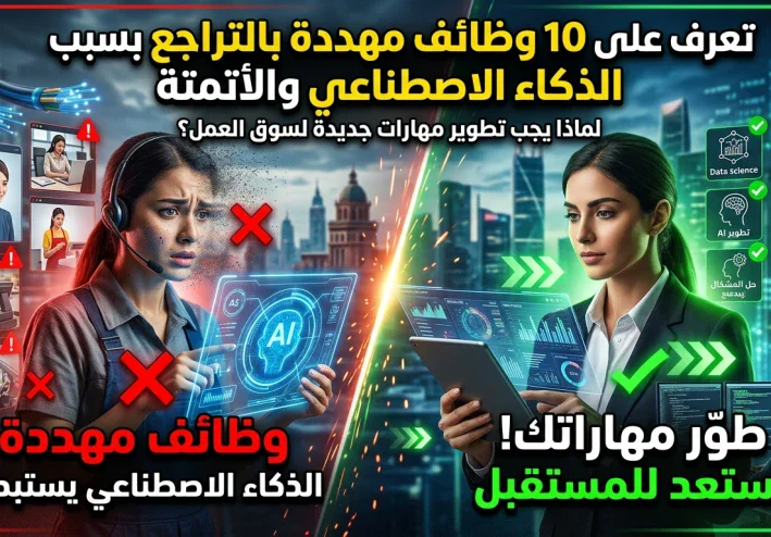10 وظائف قد تختفي في المستقبل بسبب الذكاء الاصطناعي هل وظيفتك بينها ؟