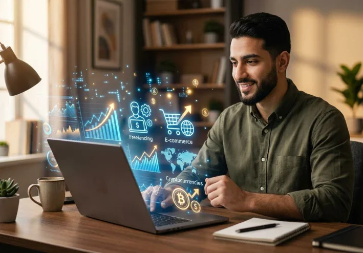 الربح السريع من الإنترنت: فرص حقيقية وطرق عملية لزيادة دخلك
