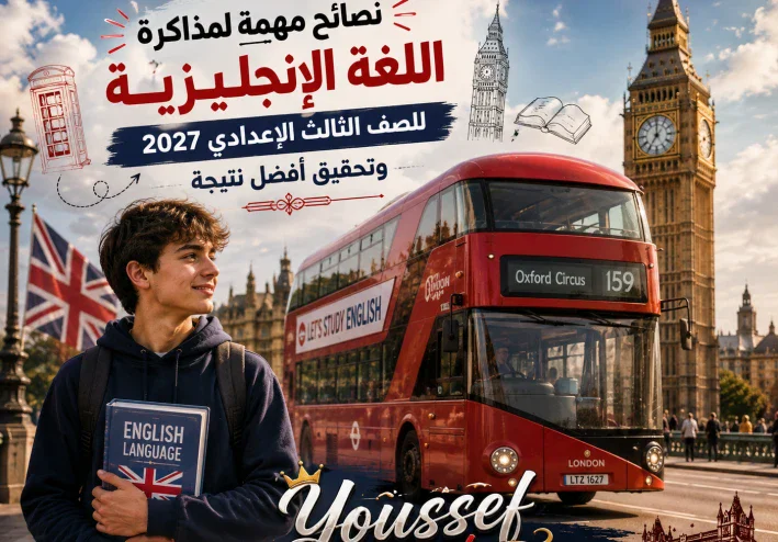 نصائح مهمة لمذاكرة اللغة الإنجليزية للصف الثالث الإعدادي 2027 وتحقيق أفضل نتيجة