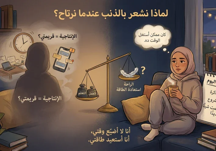 لماذا نشعر بالذنب عندما نرتاح؟