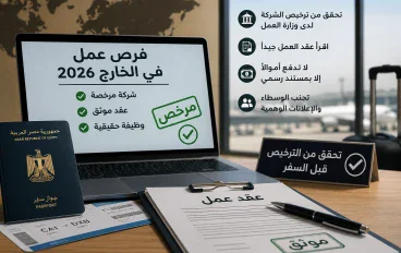 شركات إلحاق العمالة بالخارج 2026.. كيف تتأكد من الترخيص وتتجنب إعلانات الوظائف الوهمية؟