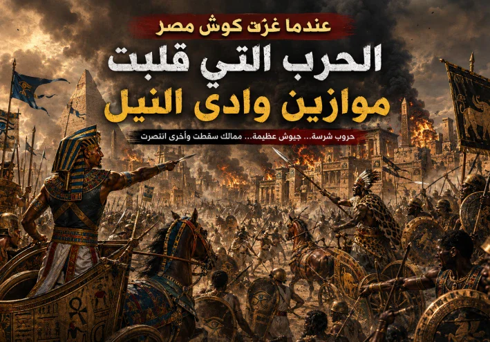 🔥 حين اشتعل وادي النيل.. كوش في مواجهة مصر: حروب غيّرت مصير التاريخ!🔥