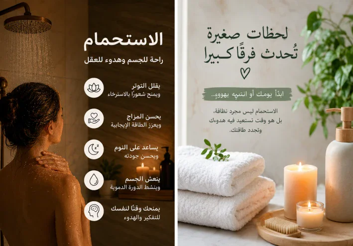 الاستحمام.. عادة بسيطة تساعدك على التخلص من ضغوط اليوم واستعادة هدوئك