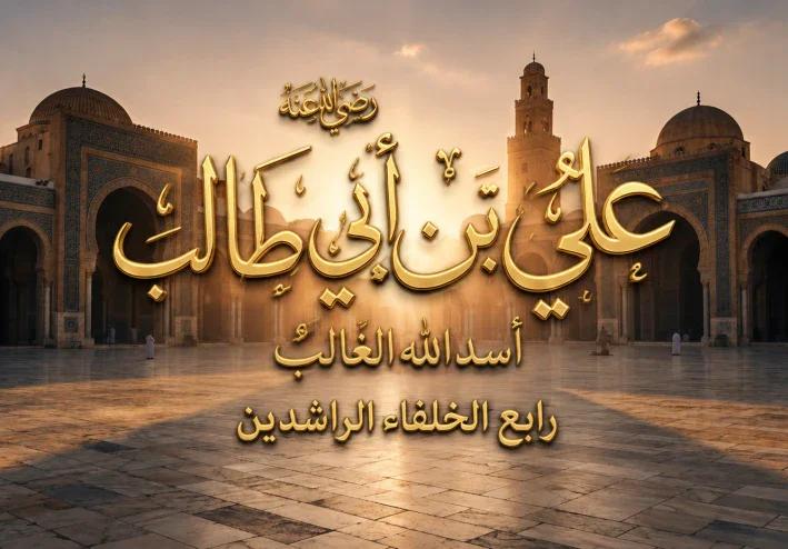 علي بن أبي طالب رضي الله عنه: رابع الخلفاء الراشدين، وباب علم النبي وفارس العدل