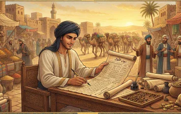 حكاية التاجر زيد الذي استبق عصره واستخدم تحليل البيانات وقواعد الحكمة لإدارة الأموال وتحقيق النجاح الاستثماري