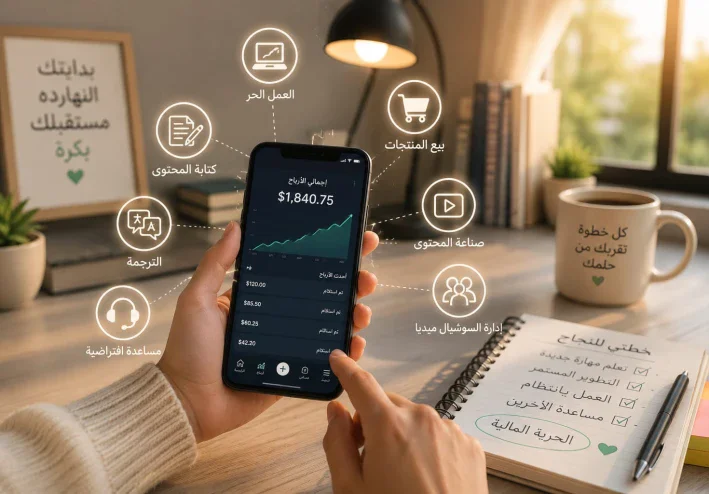 الربح من الهاتف : 9 طرق حقيقية لكسب المال من الإنترنت بإستخدام هاتفك فقط