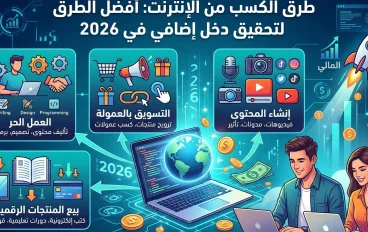 💰أفضل طرق الكسب من الإنترنت وتحقيق دخل إضافي في 2026 
