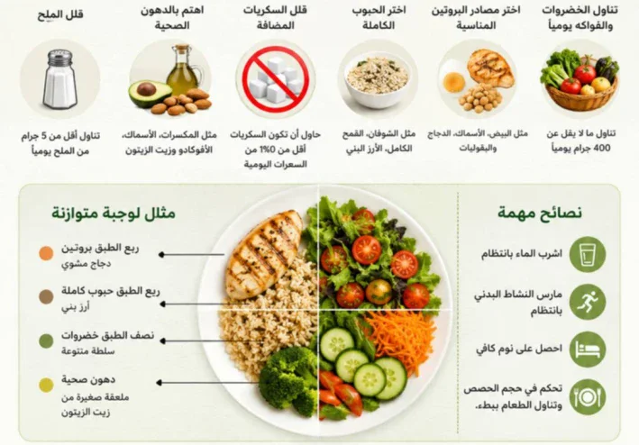 الاكل الصحي والدايت للمبتدئين