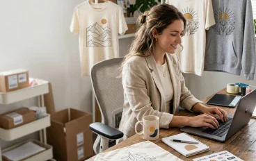 كيف تبدأ مشروع Print on Demand من الصفر بدون تخزين أو شحن المنتجات؟