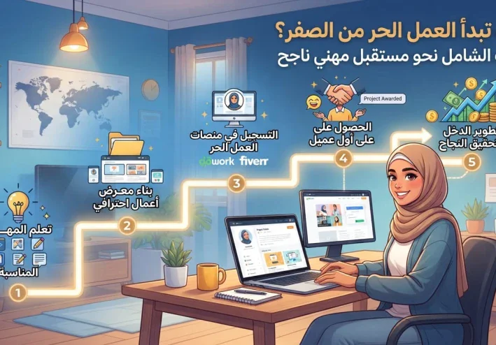 كيف تبدأ العمل الحر من الصفر؟