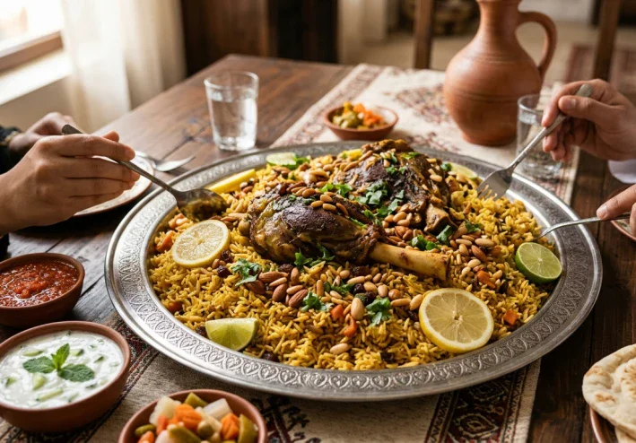 طريقة عمل الكبسة السعودية باللحم: السر الأصلي للنكهة والبهارات