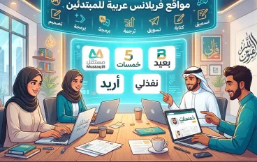 مواقع فريلانس عربية للمبتدئين