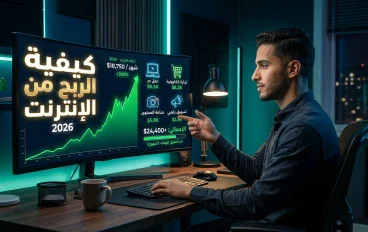 الربح من الإنترنت في 2026: كيف تبدأ من الصفر وتبني مصدر دخل حقيقي؟