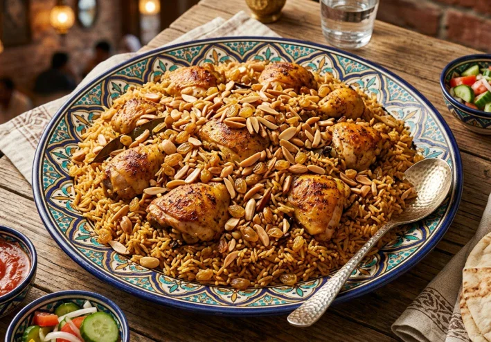 طريقة عمل الكبسة السعودية بالدجاج خطوة بخطوة