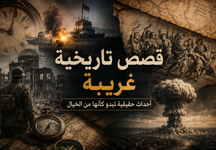 قصص تاريخية غريبة: أحداث حقيقية تبدو كأنها من الخيال