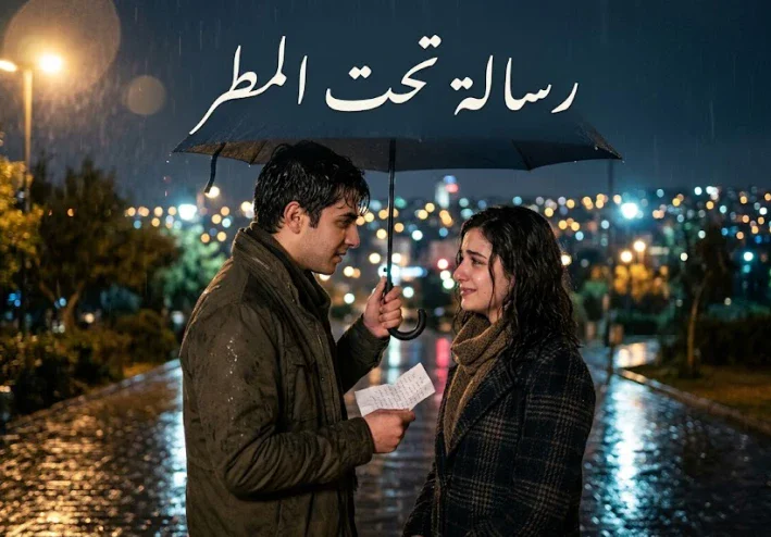 رسالة تحت المطر