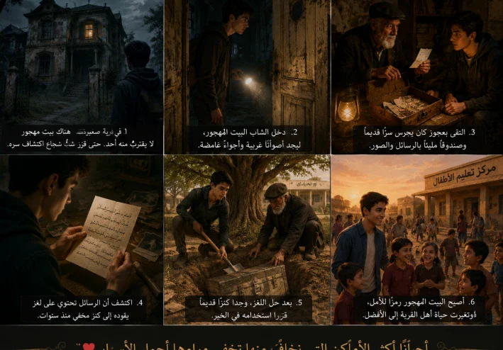 🌙 سرّ البيت المهجور