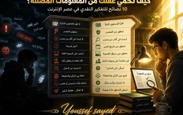 🧠 كيف تحمي عقلك من المعلومات المضللة؟ 10 نصائح للتفكير النقدي في عصر الإنترنت