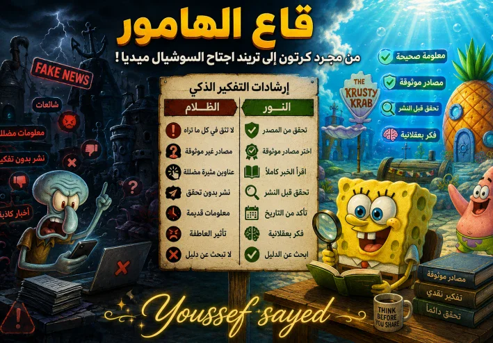 قاع الهامور.. كيف تحولت مدينة سبونج بوب الخيالية إلى تريند اجتاح السوشيال ميديا؟ 🐠🌊