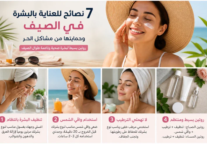 دليلك للعناية بالبشرة: خطوات بسيطة لبشرة صحية ونضرة