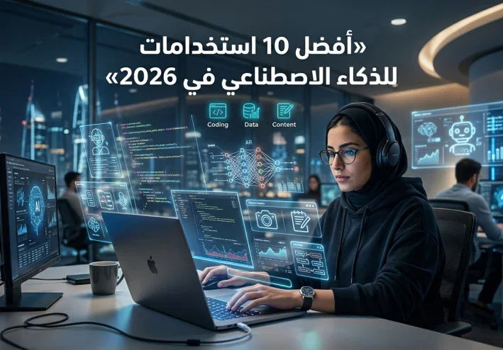 أفضل 10 طرق لاستخدام الذكاء الاصطناعي في 2026 لتوفير الوقت وزيادة الإنتاجية