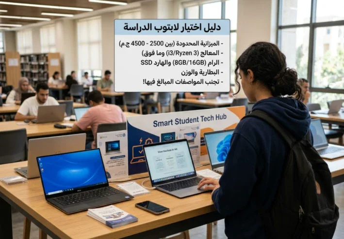 كيف تختار لابتوبًا مناسبًا للدراسة دون دفع أموال إضافية؟