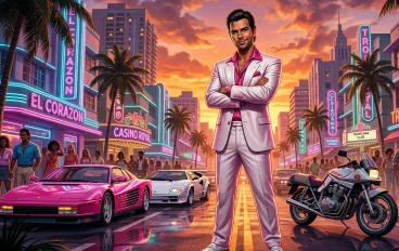 GTA Vice City: اللعبة التي أعادت تعريف عالم الجريمة في ألعاب الفيديو