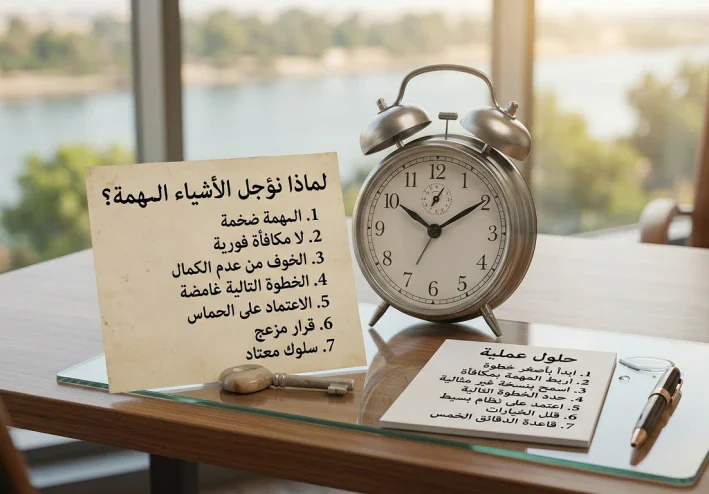 لماذا نؤجل الأشياء المهمة رغم معرفتنا بفائدتها؟ 7 أسباب نفسية وحلول عملية