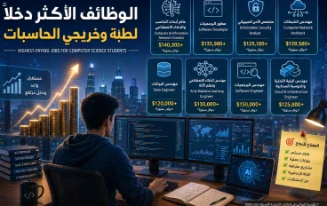 الوظائف الأكثر دخلًا لطلاب وخريجي الحاسبات