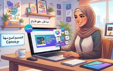 الربح من التصميم باستخدام Canva: دليلك لبدء العمل وتحقيق دخل من الإنترنت