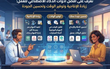 أفضل أدوات الذكاء الاصطناعي للعمل في 2026