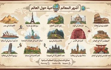 أشهر المعالم السياحية حول العالم