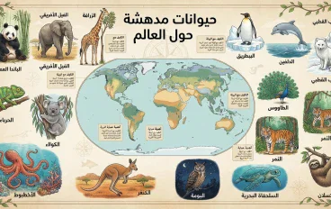 حيوانات مدهشة حول العالم