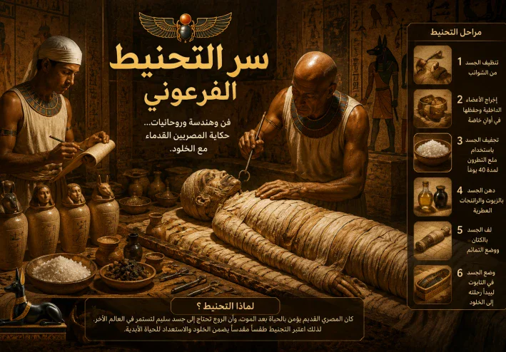 سر التحنيط الفرعوني