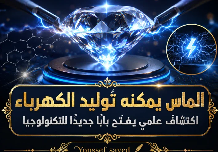 💎 الماس يمكنه توليد الكهرباء.. اكتشاف علمي يفتح بابًا جديدًا للتكنولوجيا