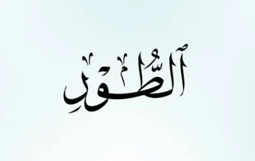 شرح سورة الطور 