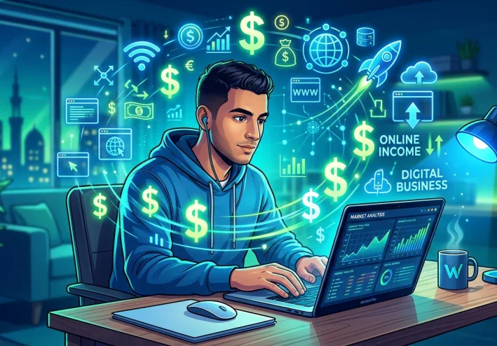 الربح من الإنترنت: فرص بلا حدود في العصر الرقمي