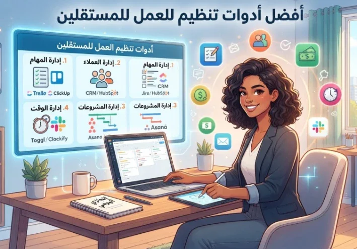 أفضل أدوات تنظيم العمل للمستقلين: 10 أدوات لإدارة المهام والعملاء والمشروعات