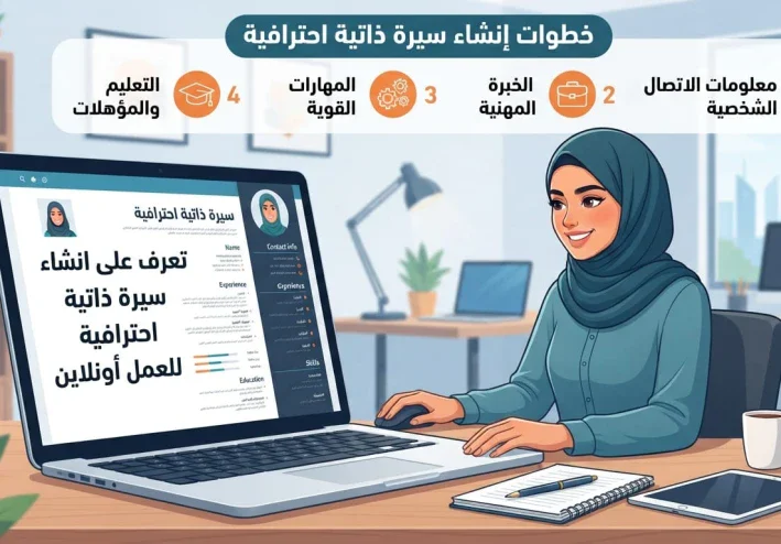 كيفية إنشاء سيرة ذاتية للعمل أونلاين: دليل عملي للمبتدئين