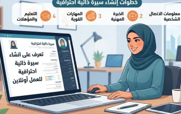 كيفية إنشاء سيرة ذاتية للعمل أونلاين: دليل عملي للمبتدئين