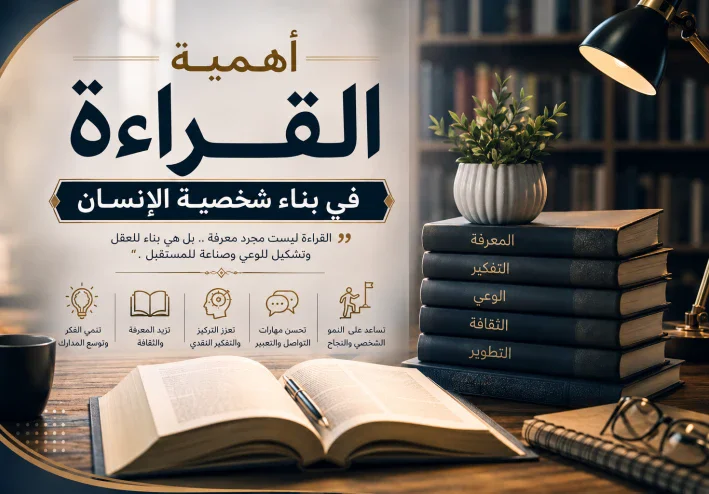 القراءة وبناء شخصية الإنسان: طريق المعرفة والتطور