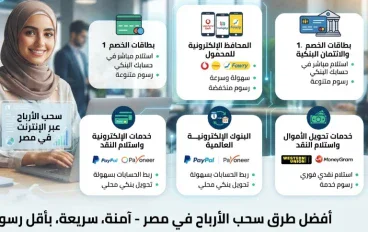 أفضل طرق سحب أرباح الإنترنت في مصر