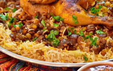طريقة عمل مجبوس الدجاج الكويتي الأصلي على أصوله بخطوات سهلة