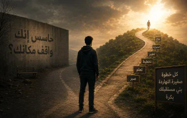 لية بعض الناس بتتقدم بسرعة وإنت حاسس إنك واقف مكانك؟ 