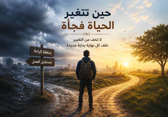 حين تتغير الحياة فجأة